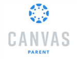Image of Canvas logo with word parent below it.